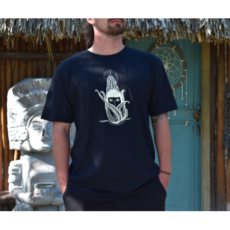 Playera Clásica Maíz (negra)